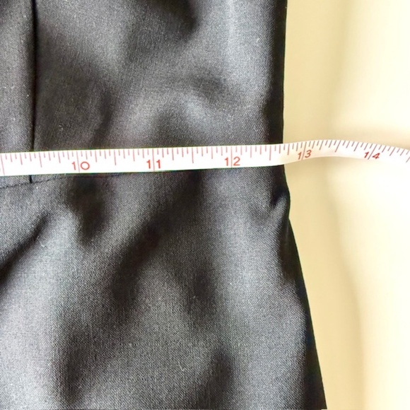 New Theory Black Wool Dress size 0 - Picture 7 of 12